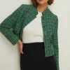 Hot Oasis Belted Split Detail Mini Skirt Navy