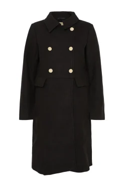 Discount Oasis Button Detail Dolly Coat Pink