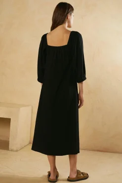 Online Oasis Button Front Linen Dress