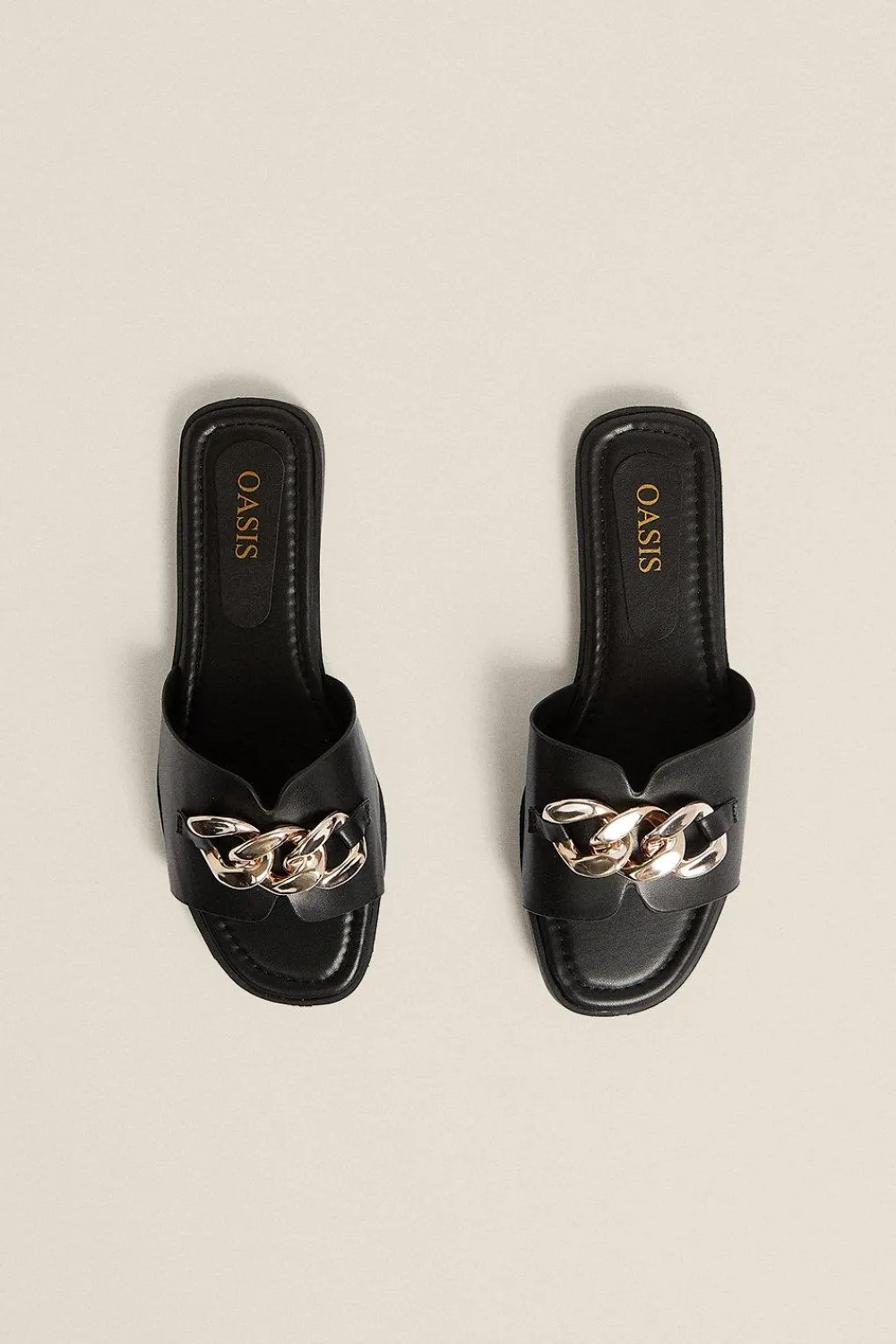 New Oasis Chain Trim Slider Nude
