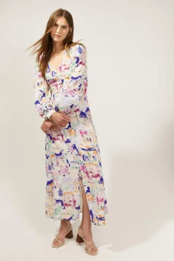 Fashion Oasis Charlie Taylor Scenic Ruched Front Dress Multi