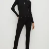Online Oasis Cherry Sculpting Slim Jean Black