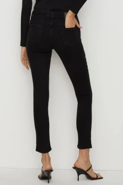 Online Oasis Cherry Sculpting Slim Jean Black