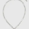 Outlet Oasis Chunky Heart Pendent Necklace Silver