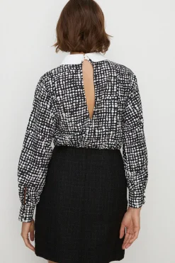 Fashion Oasis Collared 2 In 1 Dress Mono