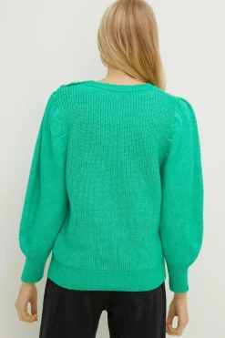 Best Oasis Colour Block Button Detail Jumper Multi