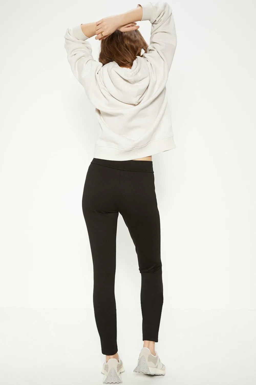 Clearance Oasis Compact Ponte High Waisted Legging Black