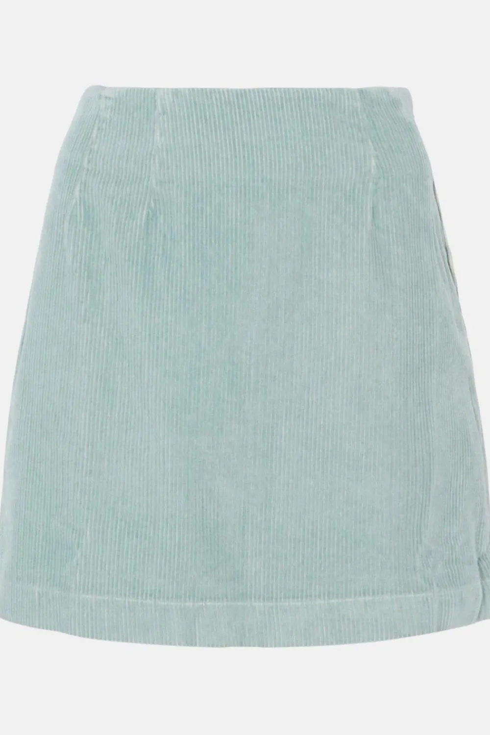 Fashion Oasis Cord High Waist Mini Skirt Teal