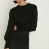Best Oasis Cosy Crew Neck Jumper Black