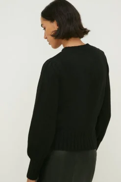 Best Oasis Cosy Crew Neck Jumper Black