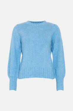 Discount Oasis Cosy Crew Neck Jumper Blue