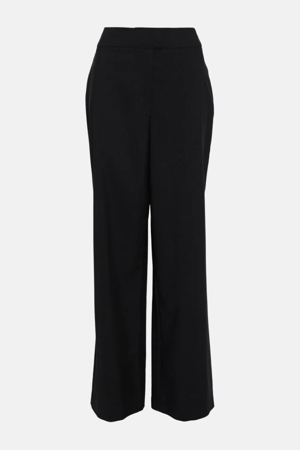 Discount Oasis Cotton Sateen High Waist Wide Leg Trouser Black