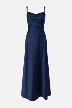 Clearance Oasis Cowl Double Strap Midi Dress Navy