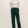 Outlet Oasis Crepe Tailored Trouser Navy