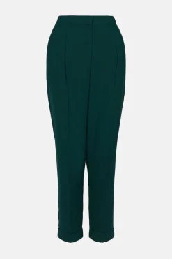 Outlet Oasis Crepe Tailored Trouser Navy