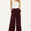 Discount Oasis Crepe Wide Leg Trouser Black