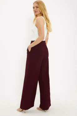 Discount Oasis Crepe Wide Leg Trouser Black