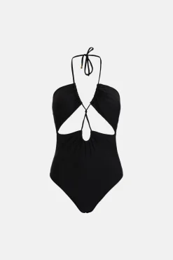 New Oasis Cut Out Swimsuit Khaki