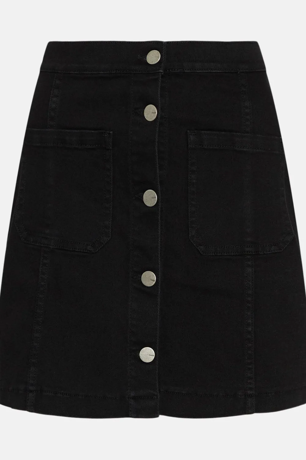 Clearance Oasis Denim Mini Skirt Black