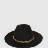 Clearance Oasis Double Chain Detail Fedora