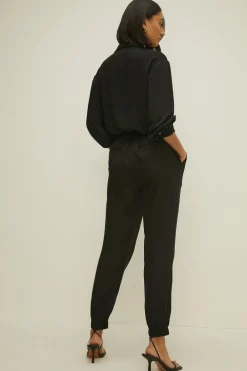 New Oasis Drawstring Tencel Jogger Navy