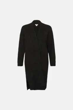 Clearance Oasis Edge To Edge Oversized Cardigan Black