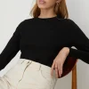 Fashion Oasis Essential Crew Neck Long Sleeve T-Shirt Black
