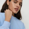 Outlet Oasis Essential Crew Neck Sweat Blue