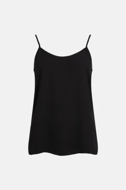 Outlet Oasis Essential Scoop Strappy Woven Cami Black