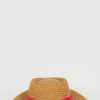 New Oasis Fedora Contrast Band Straw Hat Pink