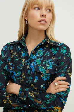 Clearance Oasis Floral Cord Printed Shift Dress Multi