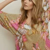 Best Oasis Floral Printed Plisse Mini Dress Pink