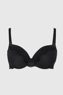 Fashion Oasis Gorgeous Dd+ Bella Back Smoothing Bra Black