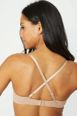 Online Oasis Gorgeous Lace Cradle Strapless Bra Almond