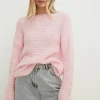 Discount Oasis Hand Knit Look Cable Sleeve Jumper Ecru