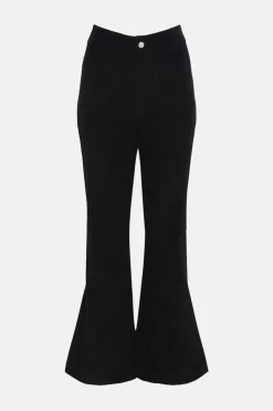 Discount Oasis High Waist Cord Flare Black