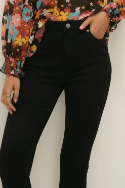 Clearance Oasis High Waisted Skinny Jean Black