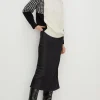 Clearance Oasis Houndstooth Contrast Cable Knit Jumper Ecru