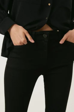 Online Oasis Jade Mid Rise Skinny Jean Black