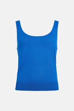 Online Oasis Knitted Vest Top Cobalt