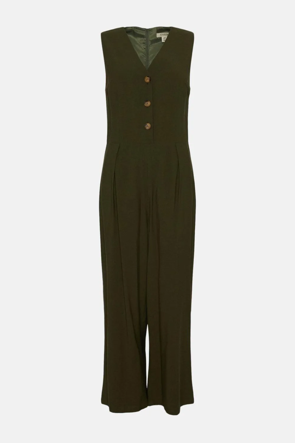 Discount Oasis Laura Whitmore Linen Look Sleeveless Jumpsuit Orange