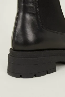 Outlet Oasis Leather Chunky Chelsea Boot Brown