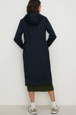 Best Oasis Lightweight Cotton Longline Parka Coat Black