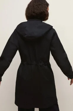Discount Oasis Lightweight Midi Parka Black
