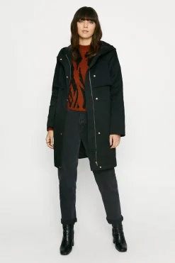 Hot Oasis Lightweight Parka Black