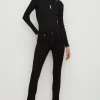 Sale Oasis Long Cherry Organic Sculpting Slim Leg Jean Black