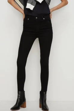 Hot Oasis Long Organic Sculpting Skinny Jean Black
