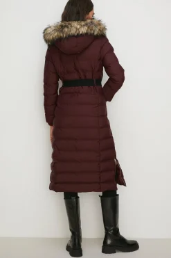 Best Oasis Longline Heat Seal Puffer Jacket Black