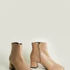 Clearance Oasis Low Heel Knee High Boots Brown