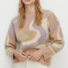 Discount Oasis Marble Swirl Jacquard Jumper Multi